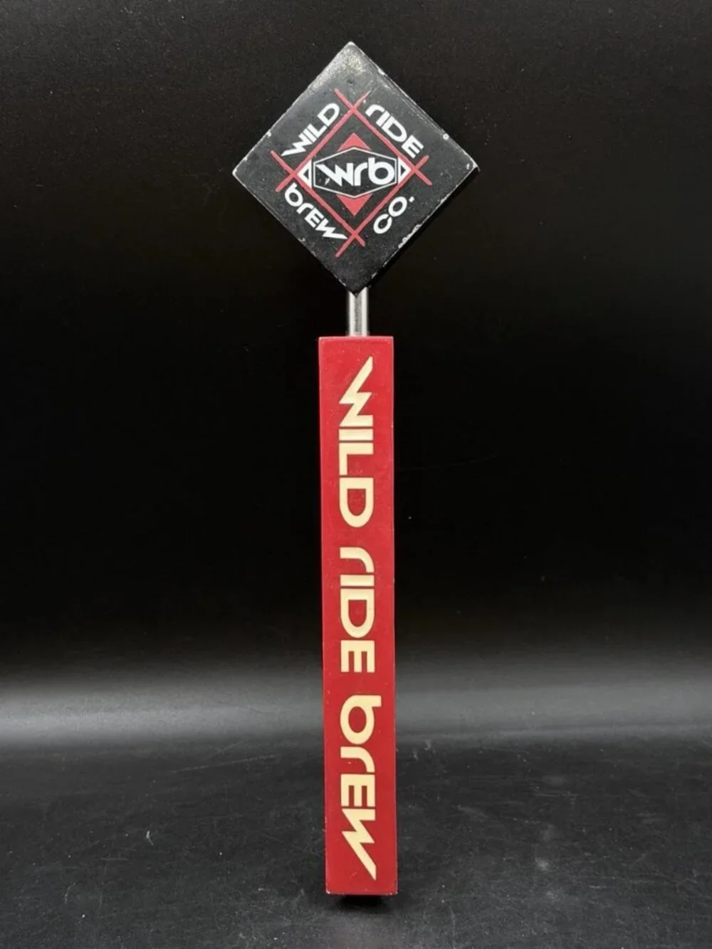 Wild Ride Brewing Nut Crusher Peanut Butter Porter Beer Tap Handle Knob 11